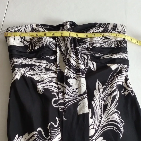 WHBM Halter / Strapless Silk Dress​ Size 4 - Picture 9 of 10